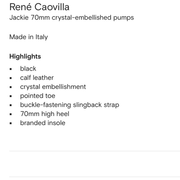 Rene Caovilla Jackie Crystal studded Sling-Back Pump in size US9 - Picture 7 of 16